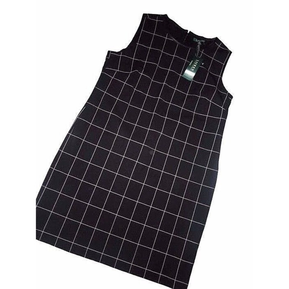 LAUREN Ralph Lauren Black DRESS sleeveless Size 16